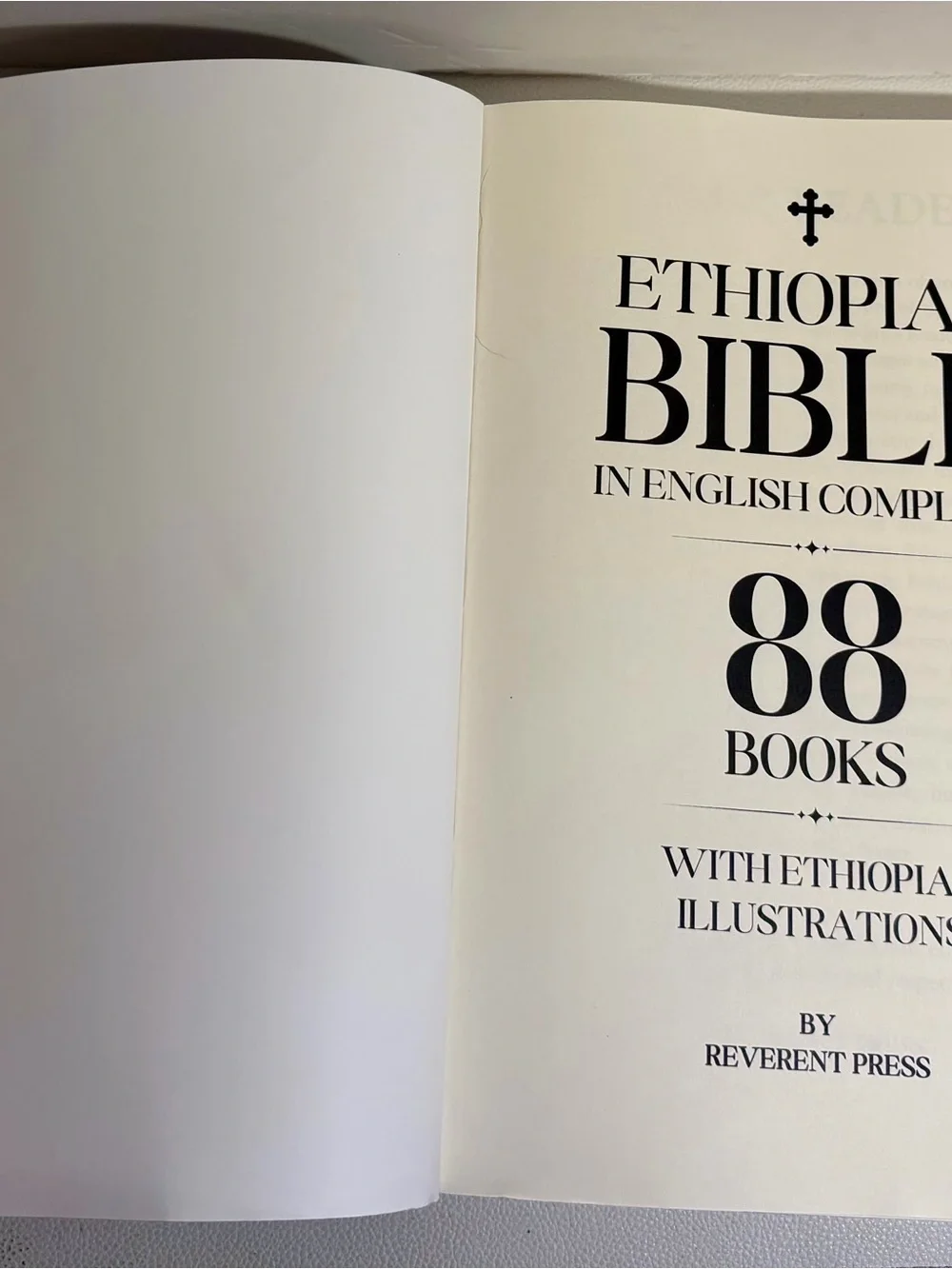 Ethiopian Bible English Complete 88 Books Illustrated Apocrypha Reverent Press